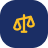 Balance scales icon weighing tutoring against online exam help